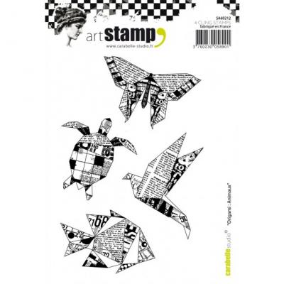 Carabelle Studio cling stamps - origami animaux